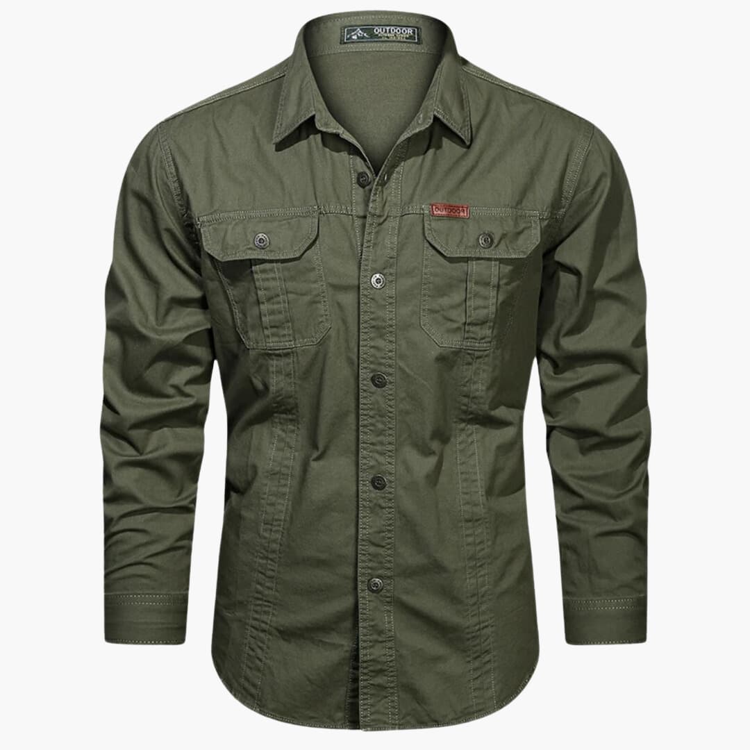 Chemise Décontractée pour Hommes Style Cargo Moderne 3