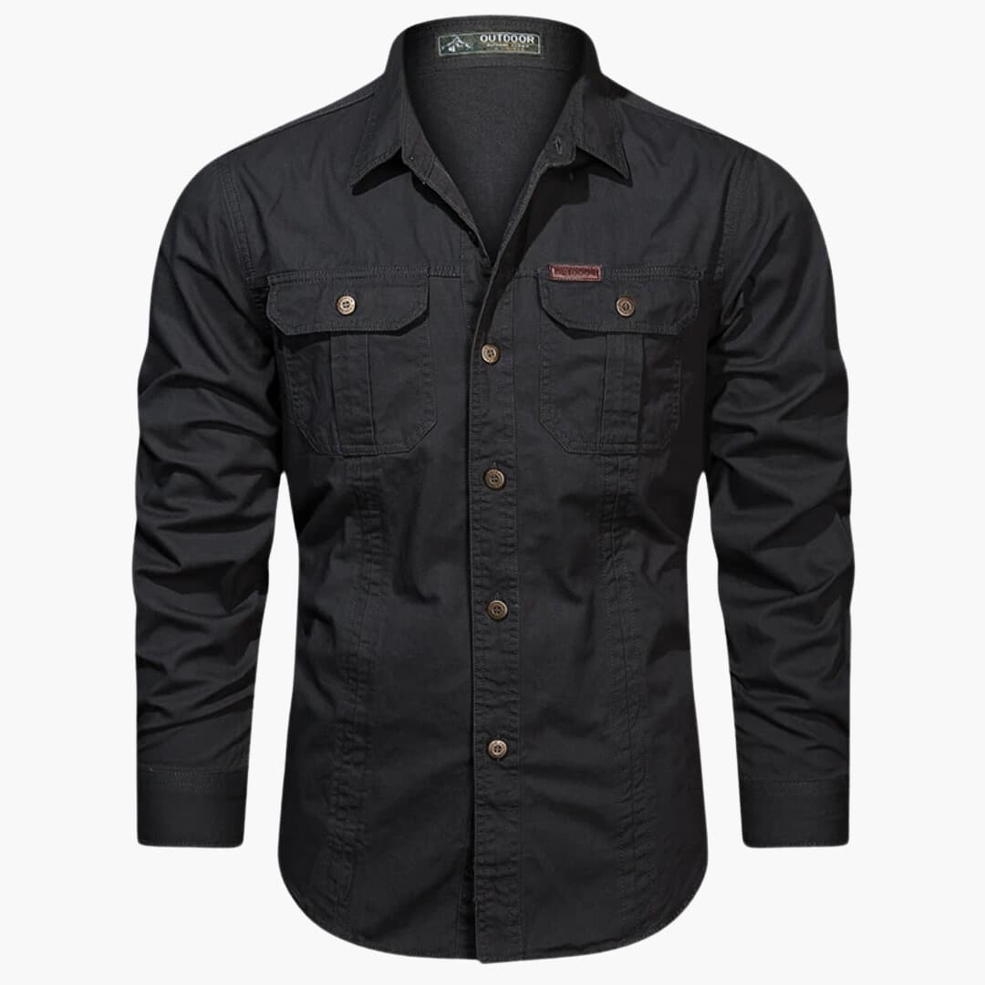 Chemise Décontractée pour Hommes Style Cargo Moderne 4