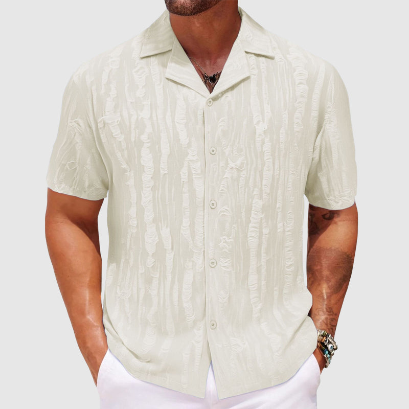 Chemise Décontractée pour Hommes Style Cubain 1