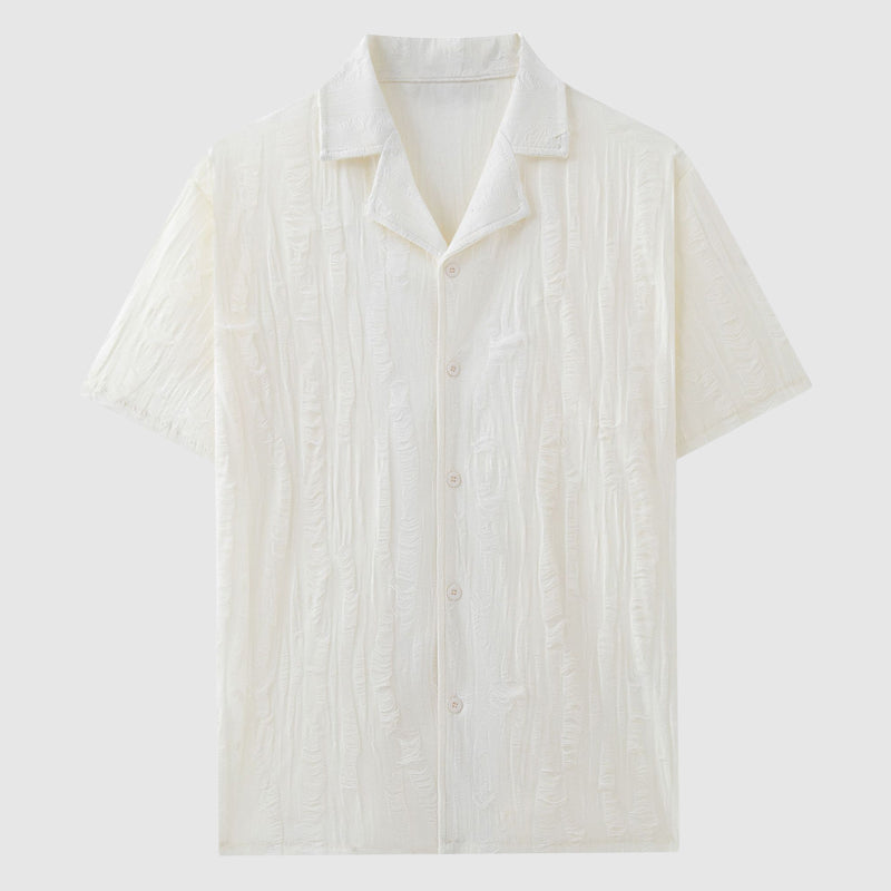 Chemise Décontractée pour Hommes Style Cubain 5