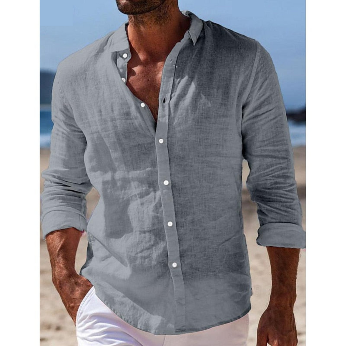 Chemise Décontractée pour Hommes Style Léger 6