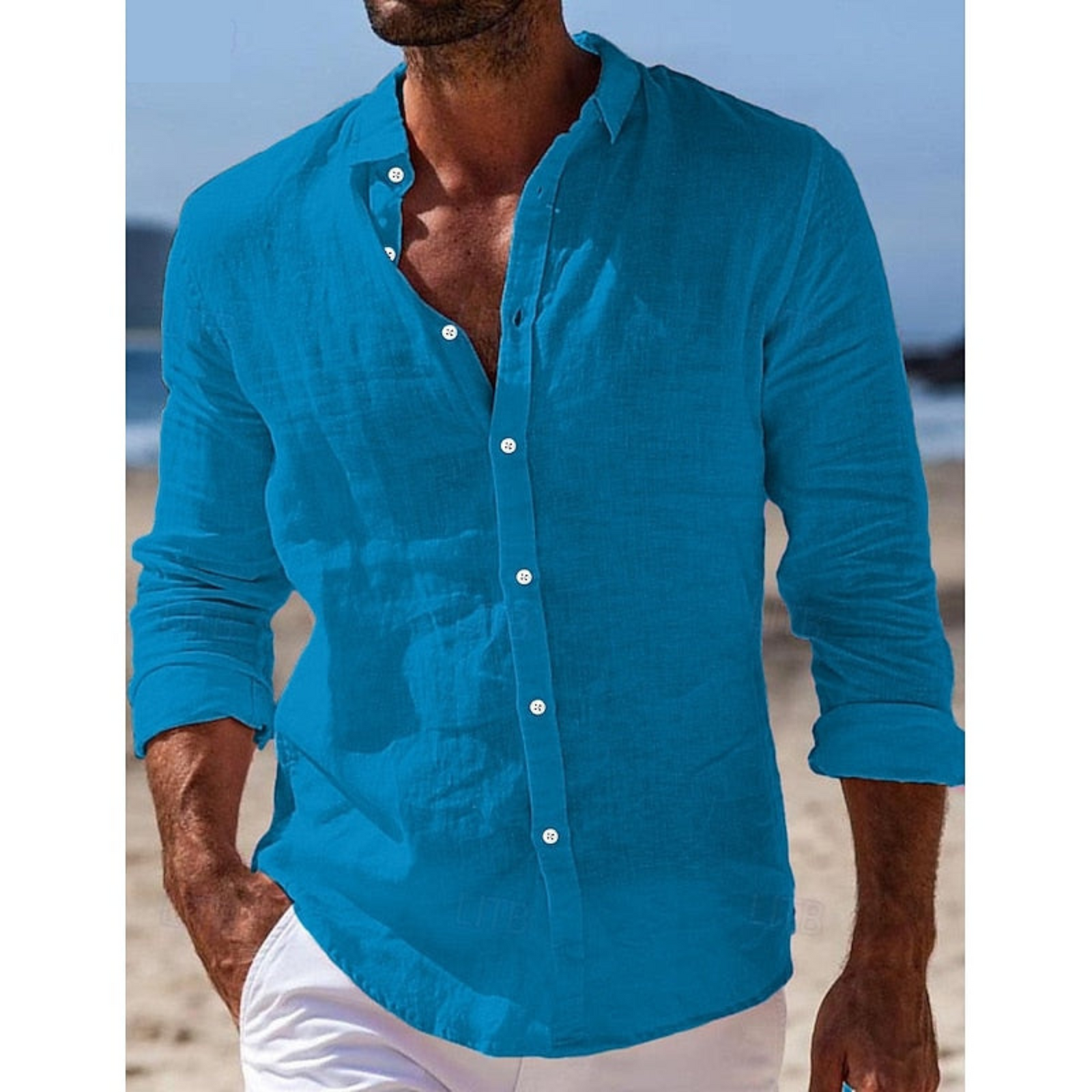 Chemise Décontractée pour Hommes Style Léger 7