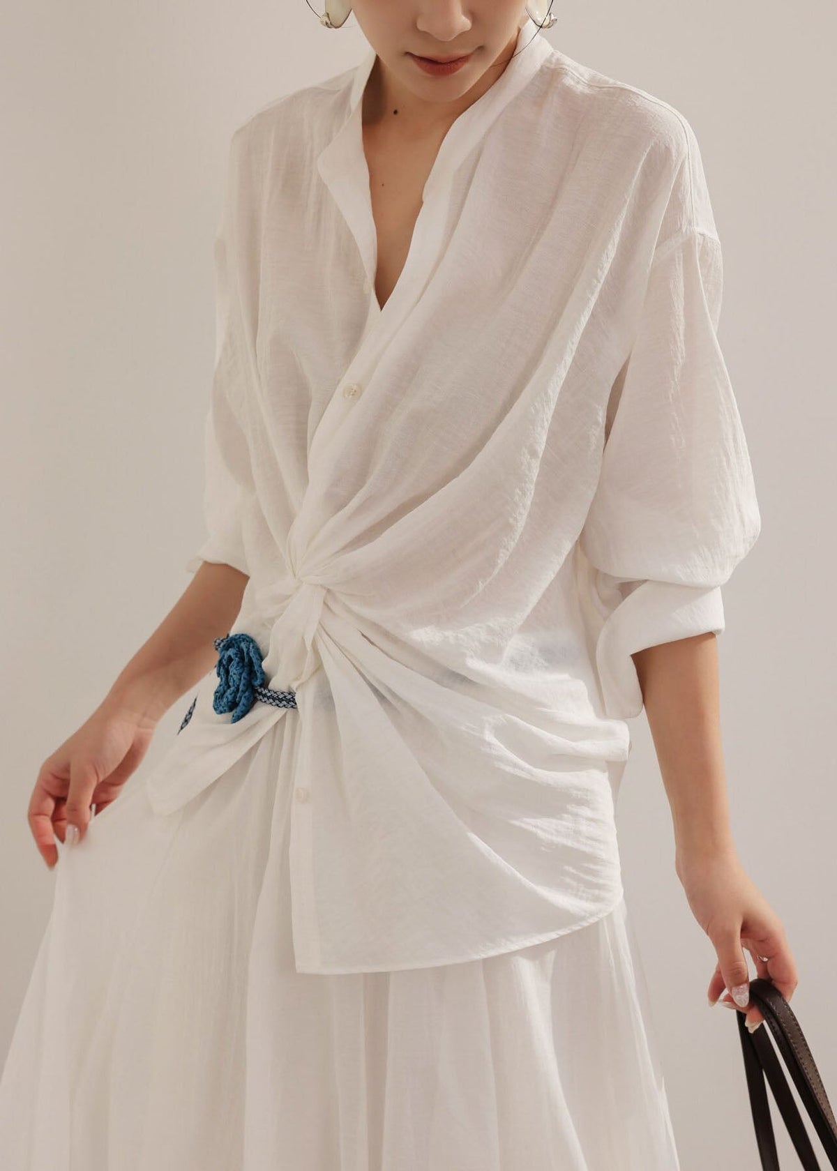 Chemise Femme Asymétrique Style Estival 2