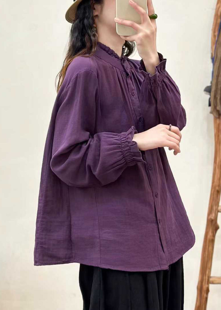 Chemise Femme Bohème À Volants Ample 2