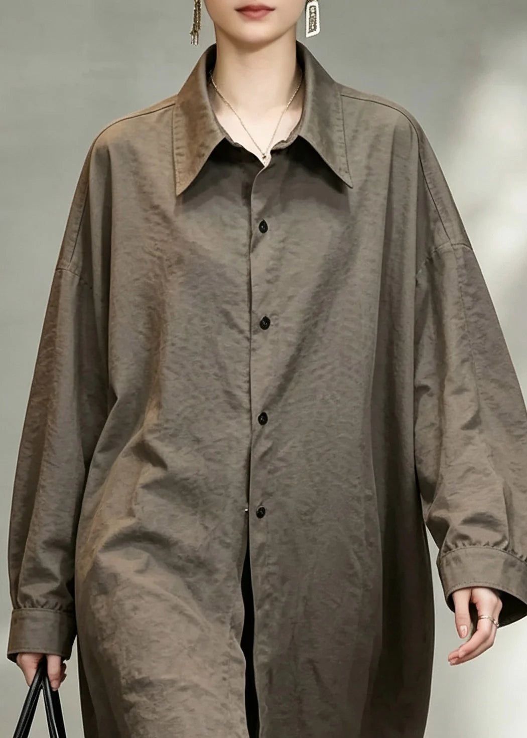 Chemise Femme Cintrée Col Peter Pan Boutonnée Automne 1