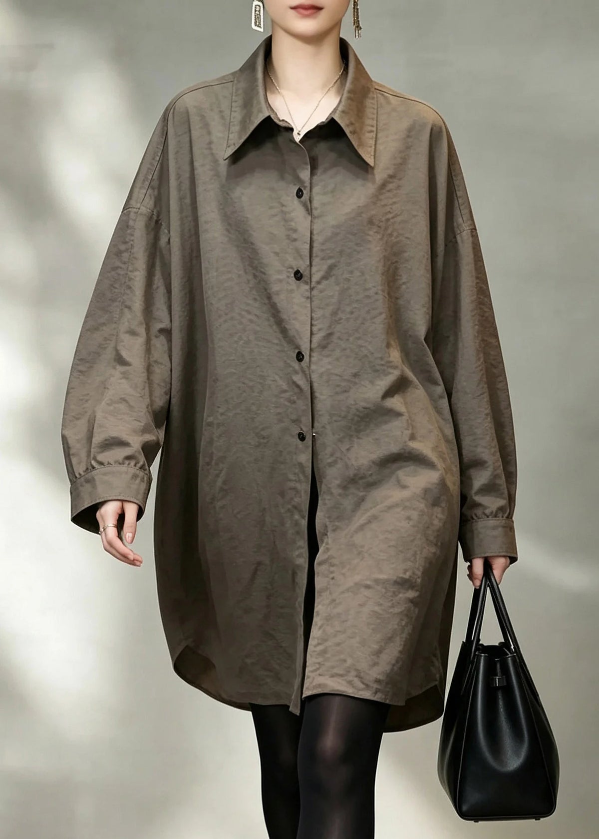 Chemise Femme Cintrée Col Peter Pan Boutonnée Automne 2