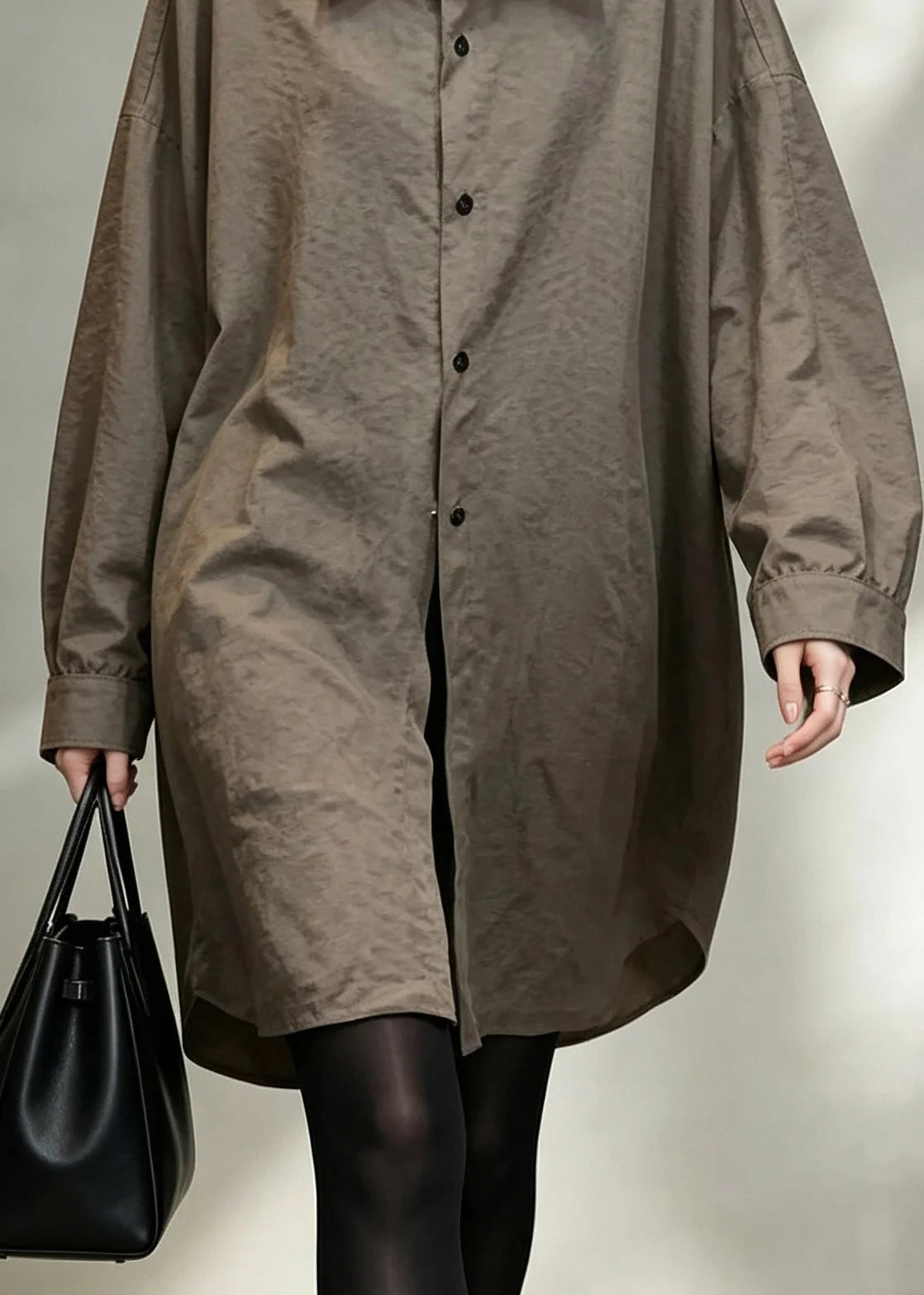 Chemise Femme Cintrée Col Peter Pan Boutonnée Automne 3