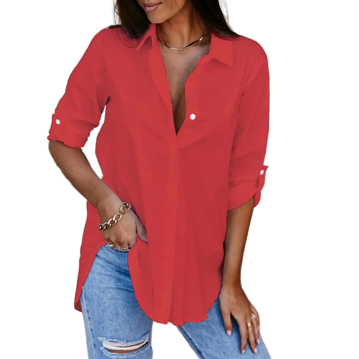 Chemise Femme Manches Longues Classique 5