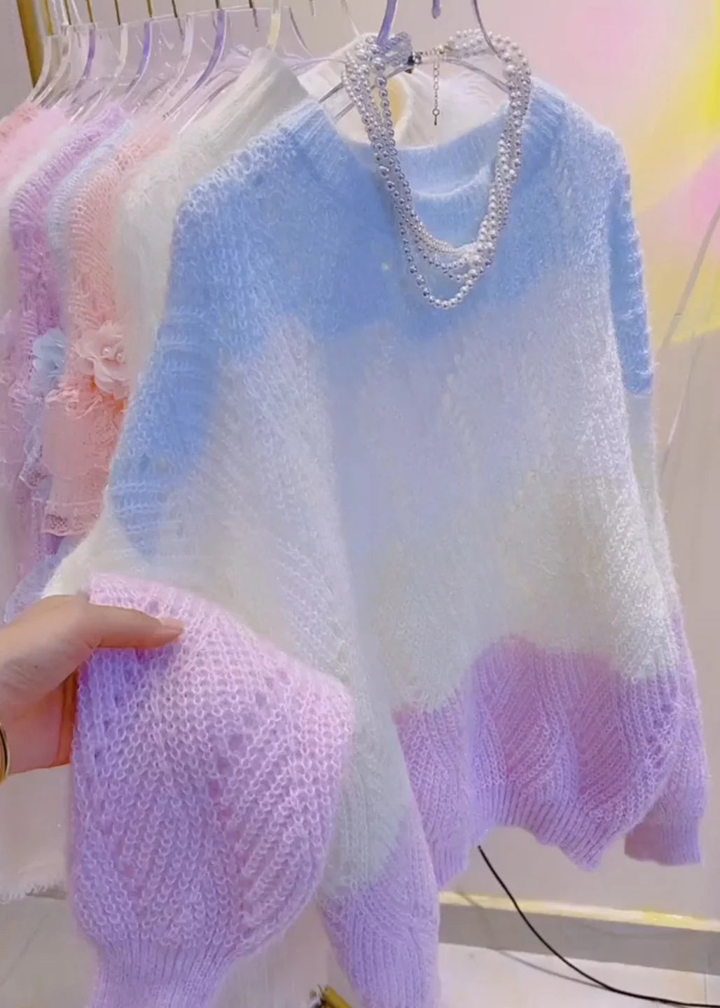 Chemise Femme Oversize Ajourée Style Bohème 0