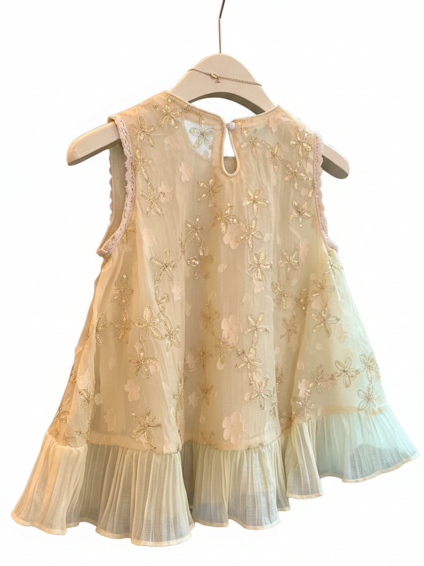 Chemise Femme Sans Manches Style Décontracté à Paillettes 1