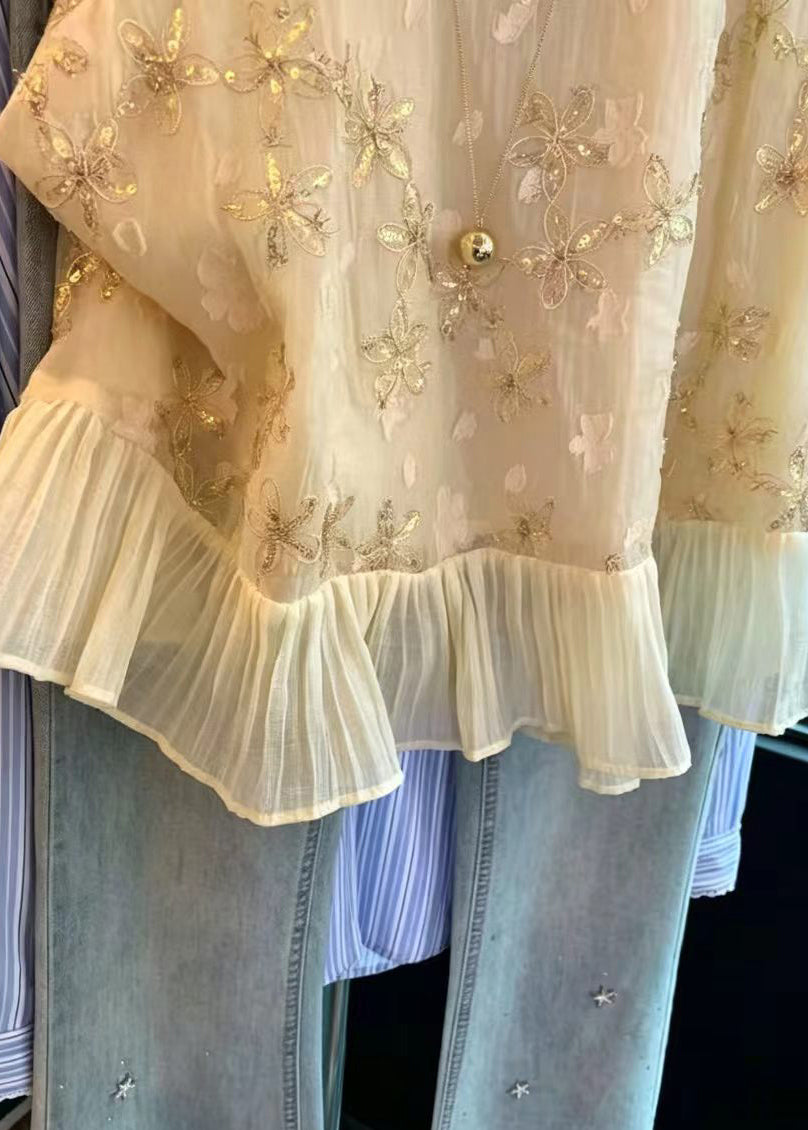 Chemise Femme Sans Manches Style Décontracté à Paillettes 3