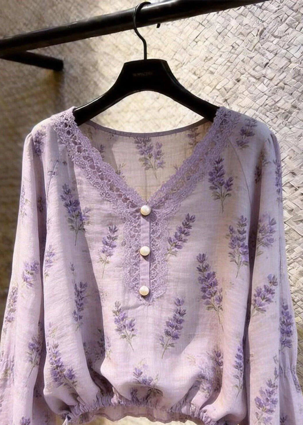 Chemise Femme à Imprimé Ajouré Boutonnée Automne 1