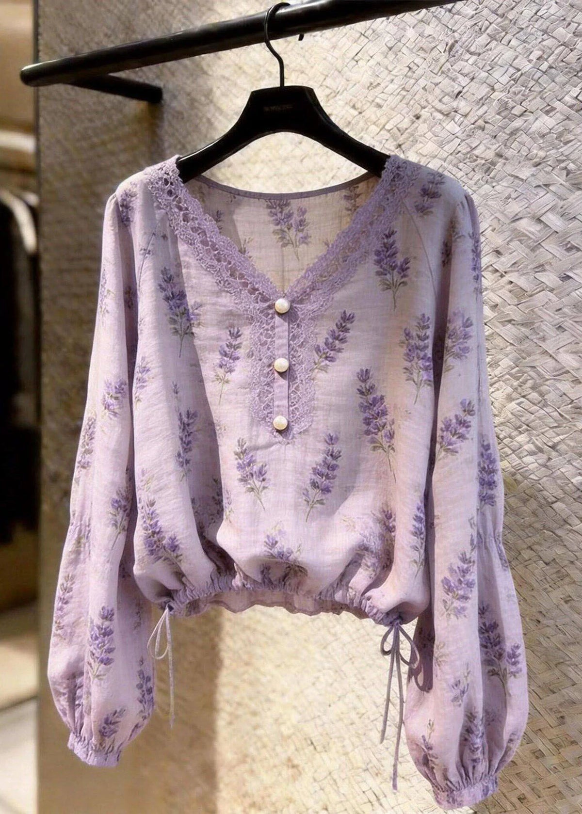 Chemise Femme à Imprimé Ajouré Boutonnée Automne 2