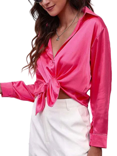 Chemise Femme à Manches Longues Chic 12