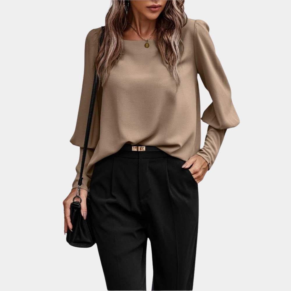 Chemise Femme à Manches Longues avec Détails Boutonnés 2