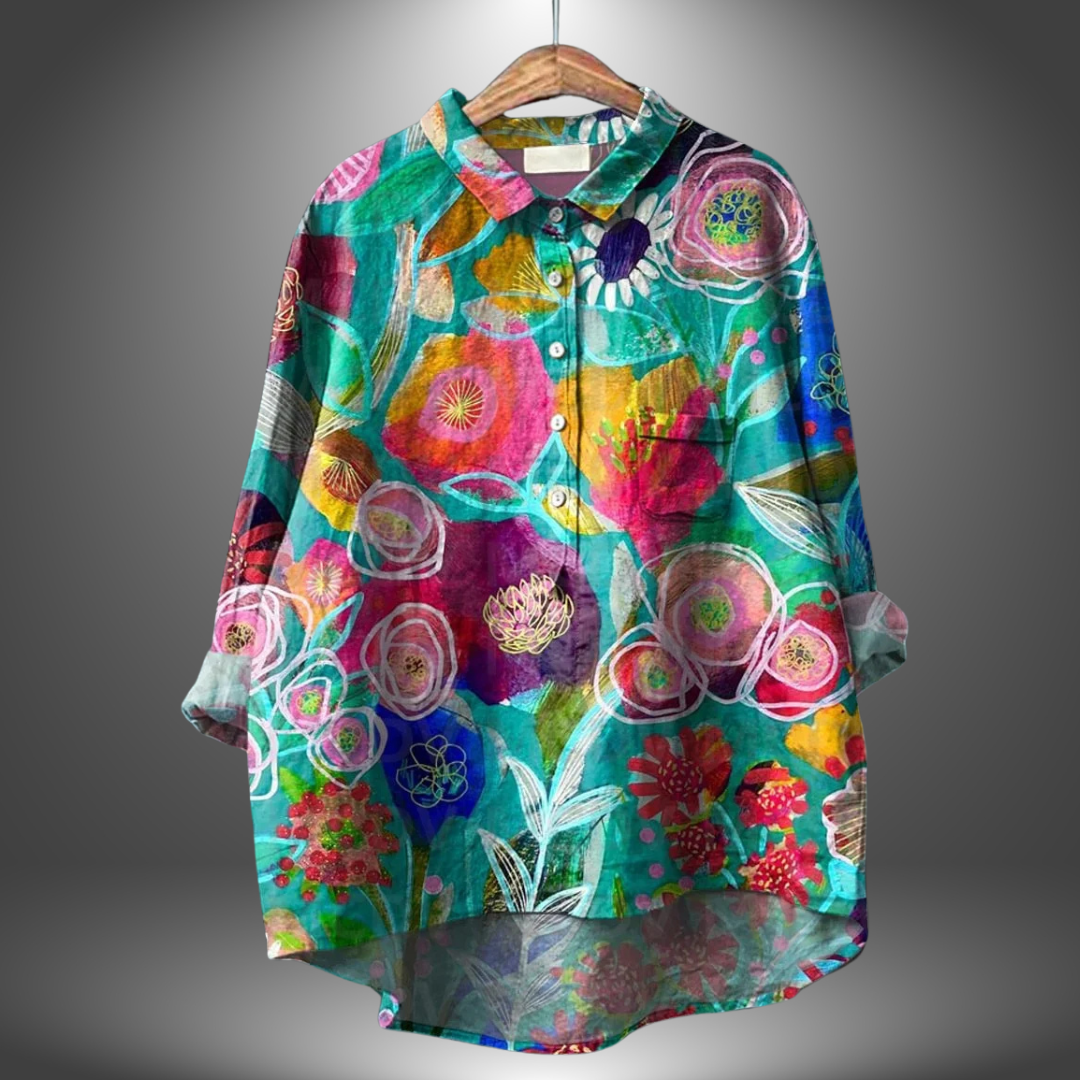 Chemise Florale Femme Artisanale 3