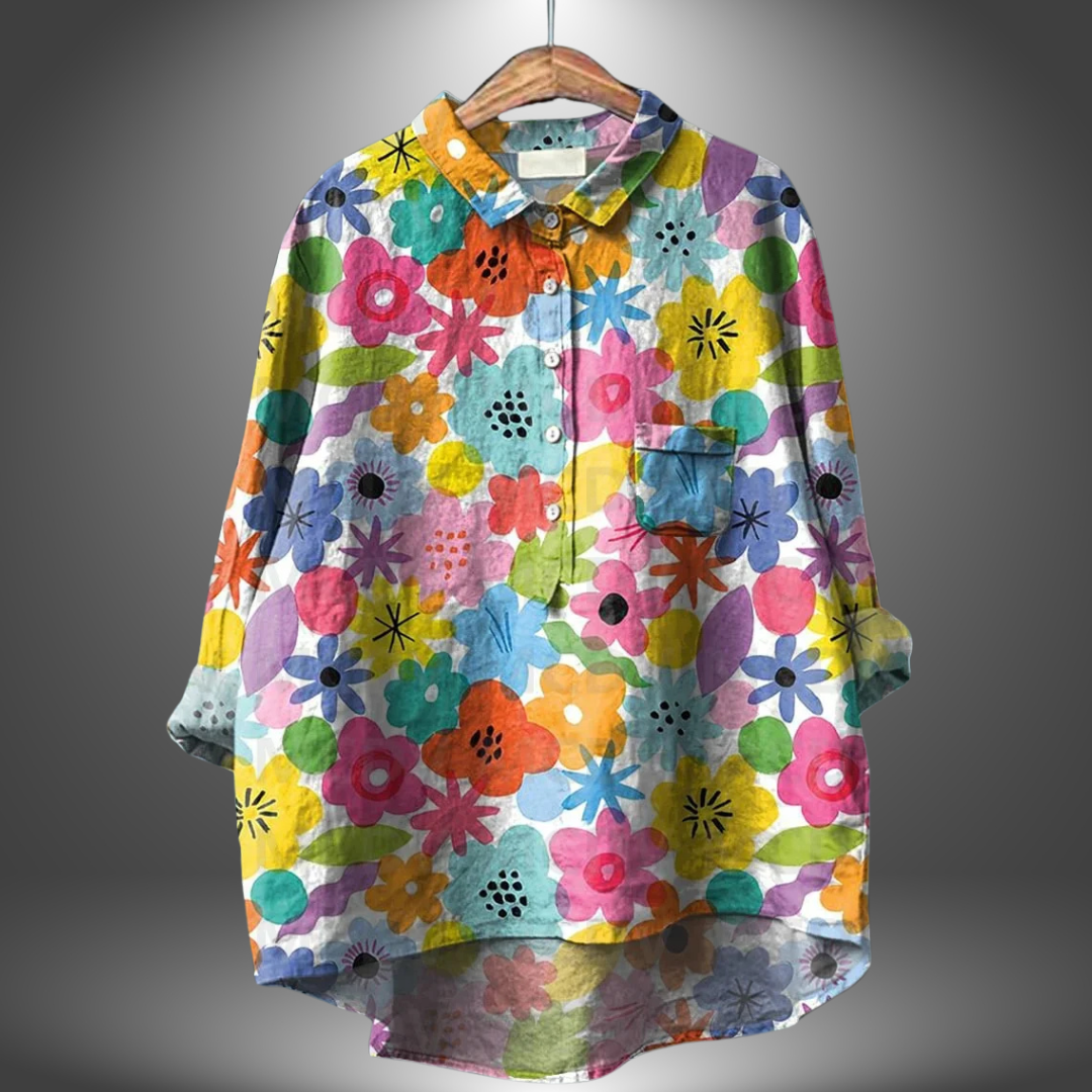Chemise Florale Femme Artisanale 5