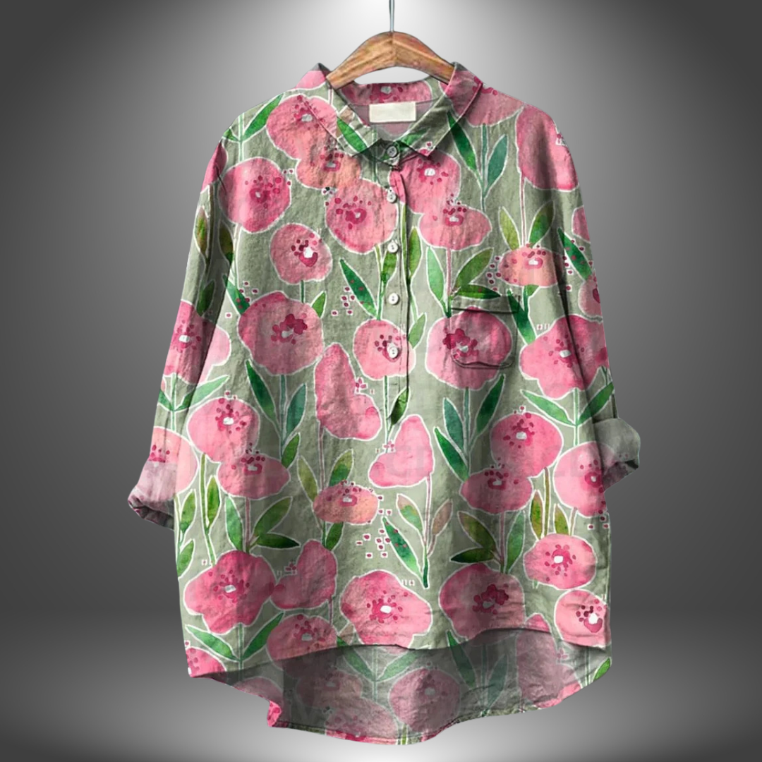 Chemise Florale Femme Artisanale 6