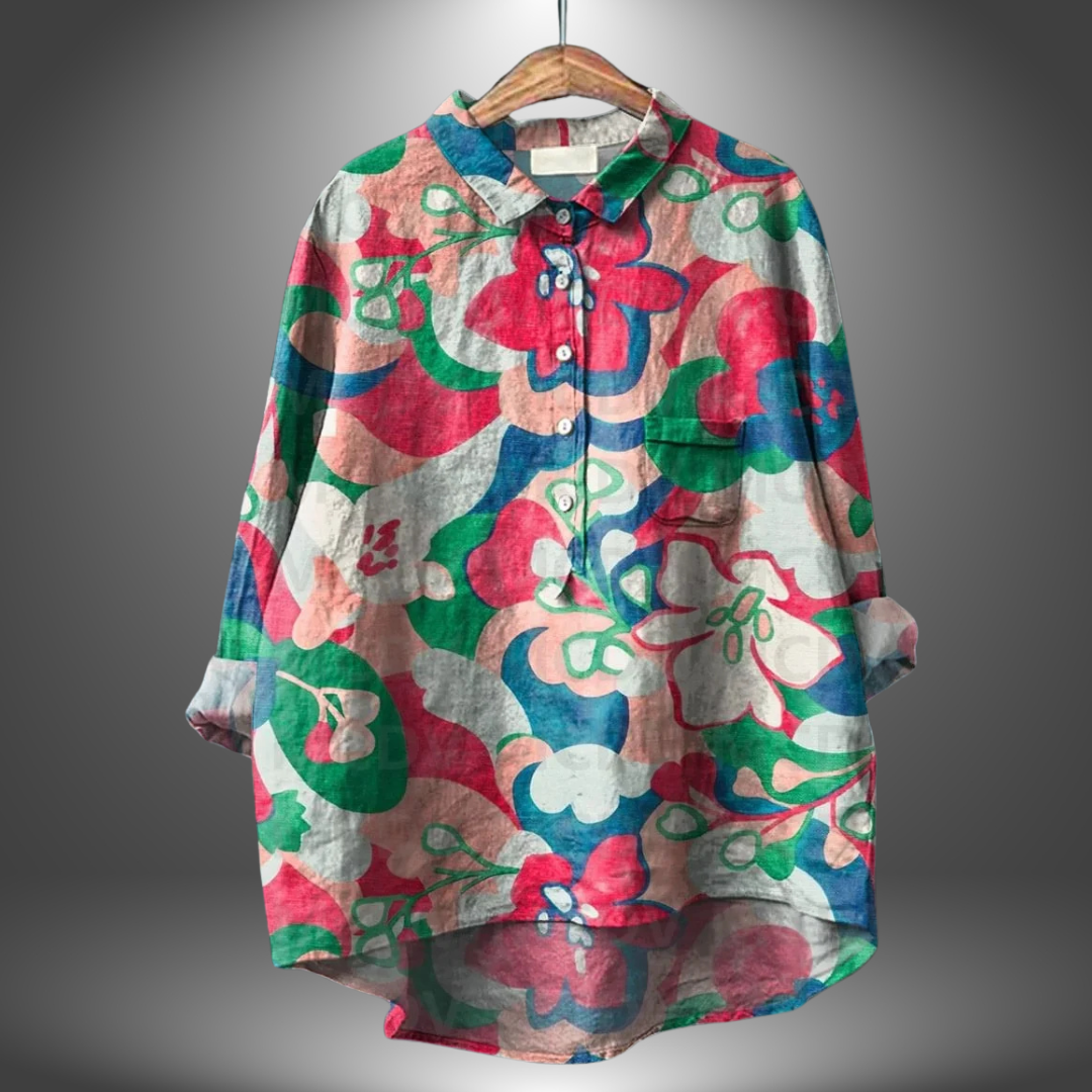 Chemise Florale Femme Artisanale 7