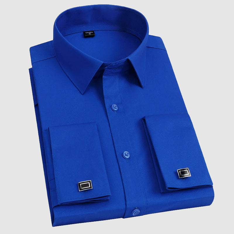 Chemise Habillée Homme Manches Longues Classique 3
