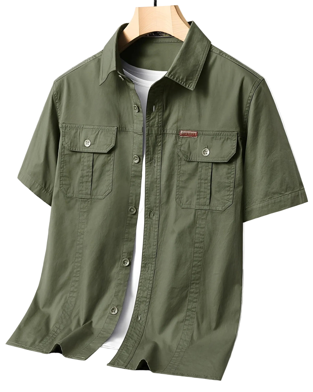 Chemise Homme Cargo à Manches Courtes 0