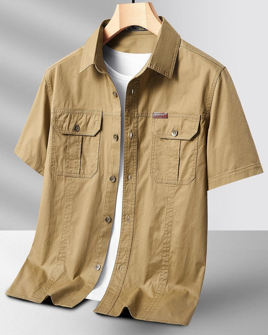 Chemise Homme Cargo à Manches Courtes 2