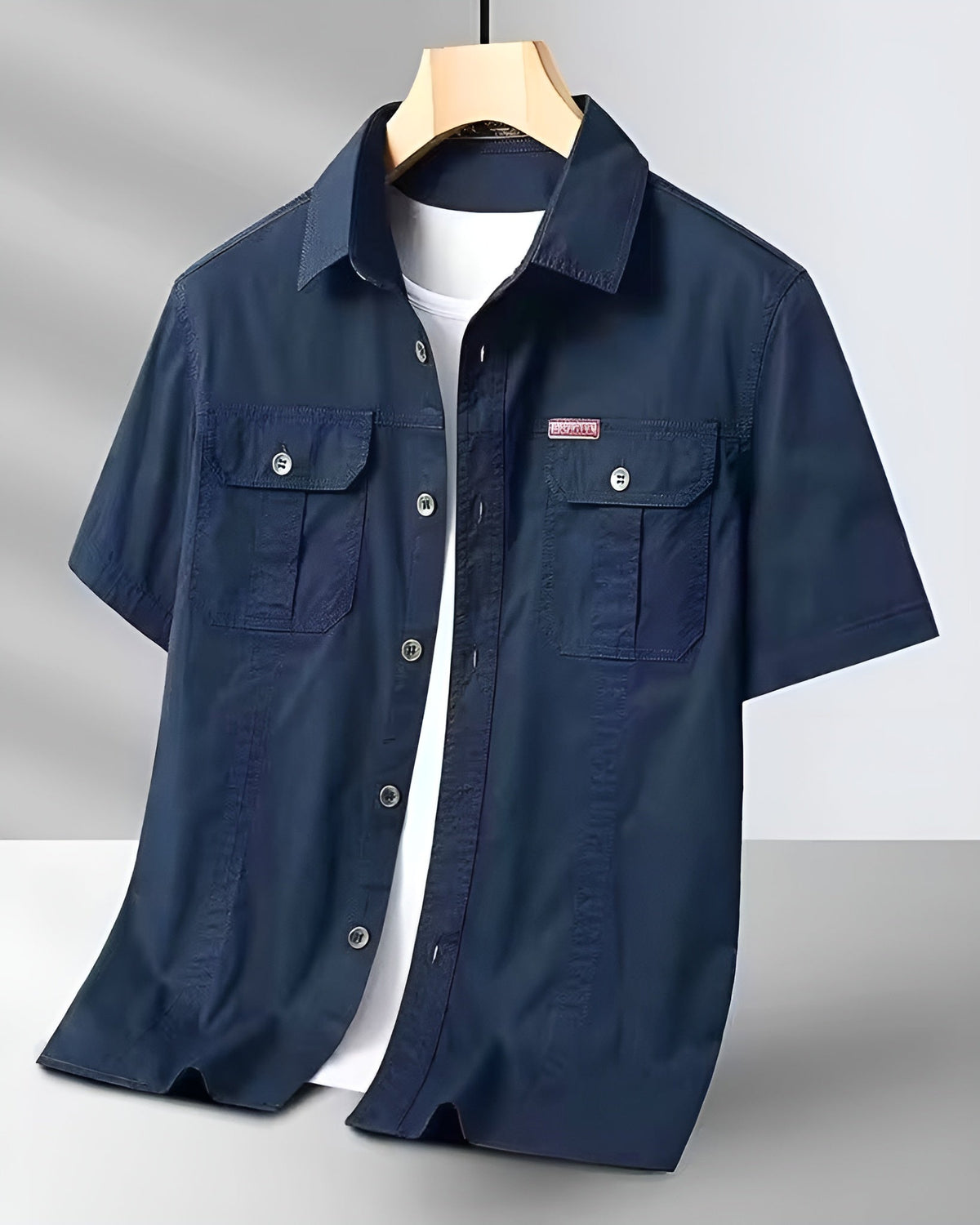Chemise Homme Cargo à Manches Courtes 3