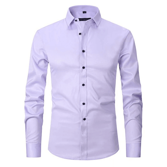 Chemise Homme Casual Intelligente Anti-Rides 11