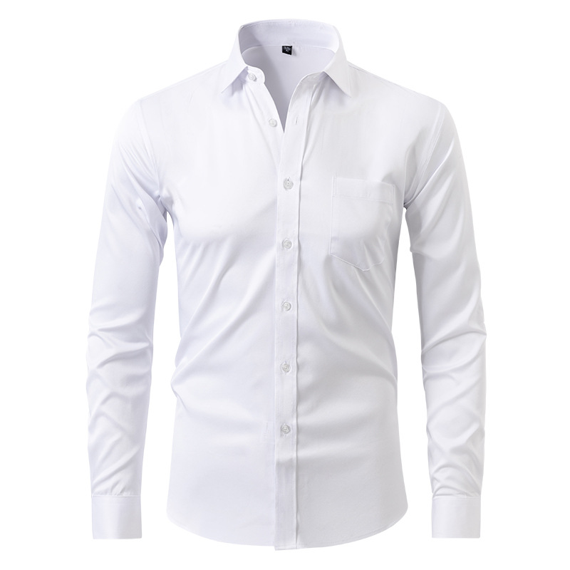 Chemise Homme Casual Intelligente Anti-Rides 13