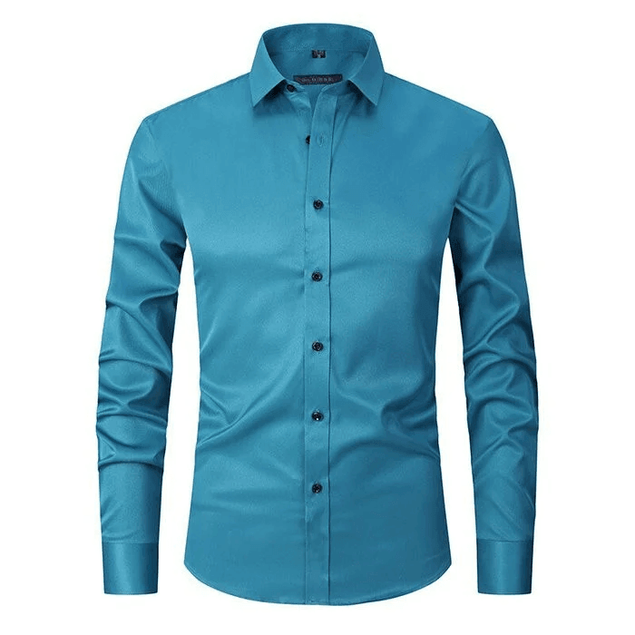 Chemise Homme Casual Intelligente Anti-Rides 15