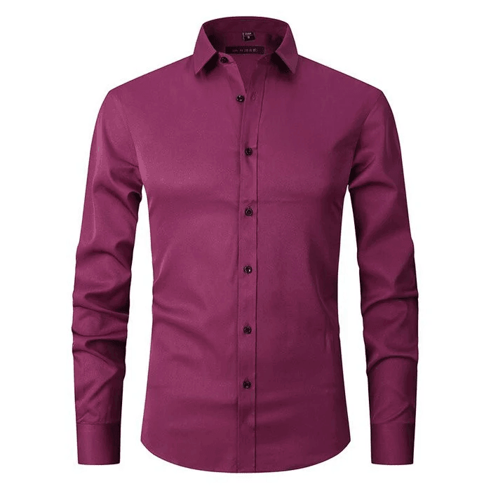 Chemise Homme Casual Intelligente Anti-Rides 5