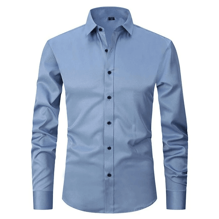 Chemise Homme Casual Intelligente Anti-Rides 6