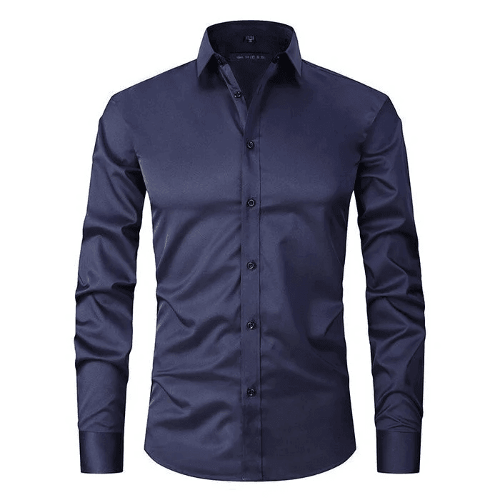 Chemise Homme Casual Intelligente Anti-Rides 7