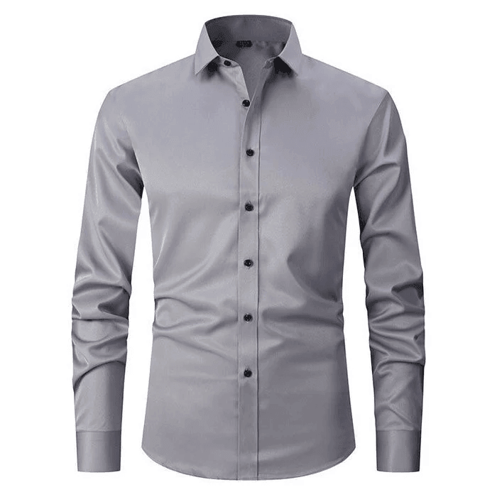 Chemise Homme Casual Intelligente Anti-Rides 9