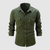 Chemise Homme Casual Tissu Robuste avec Poches Poitrine 1
