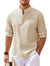 Chemise Homme Classique Tissu Respirant Manche Courte 5