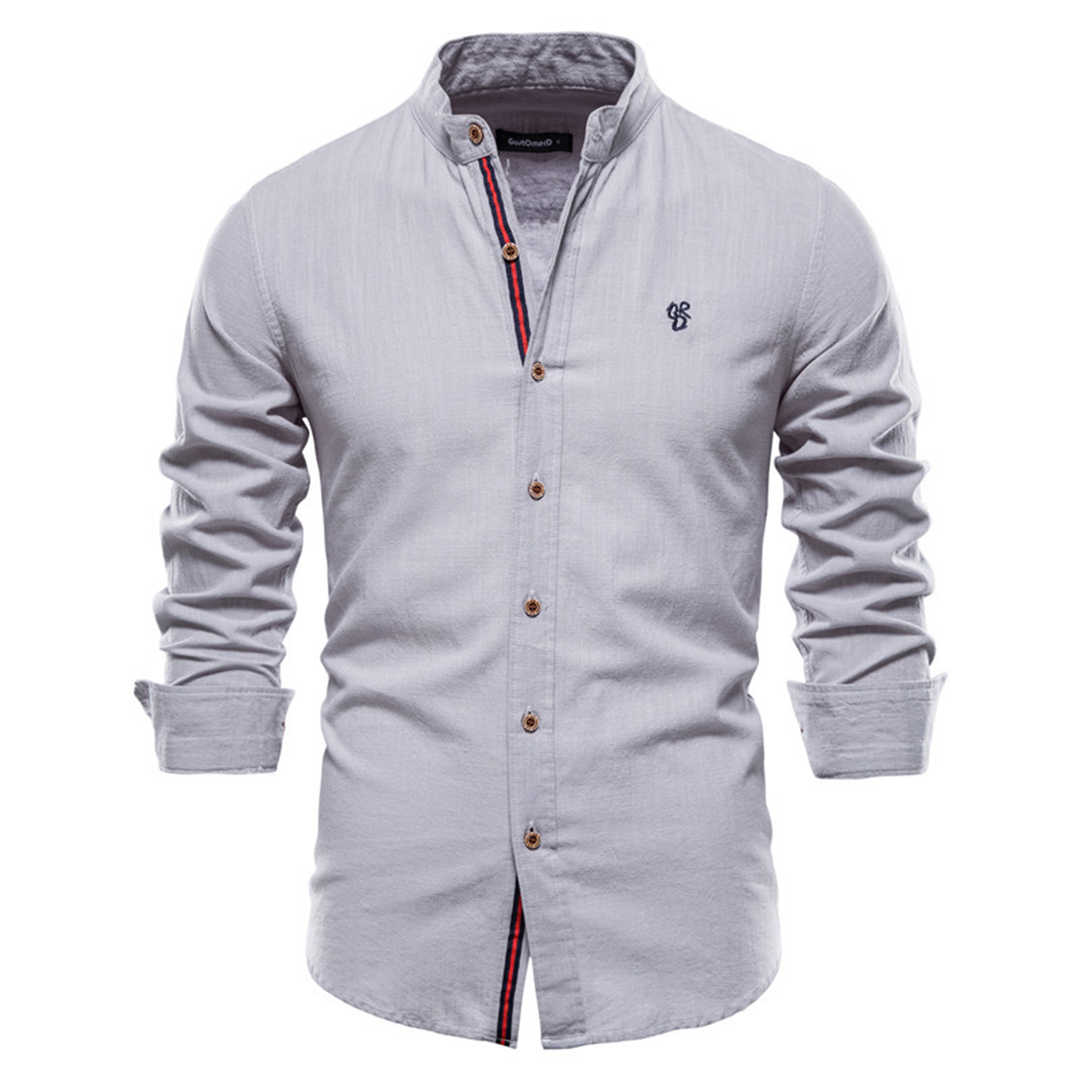 Chemise Homme Classique à Manches Longues Automne 1
