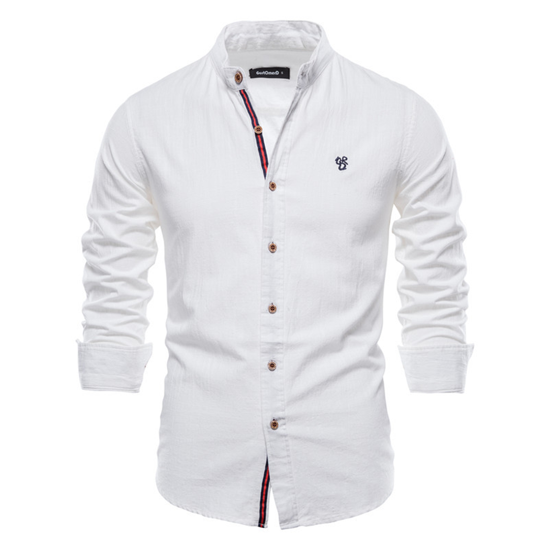 Chemise Homme Classique à Manches Longues Automne 4