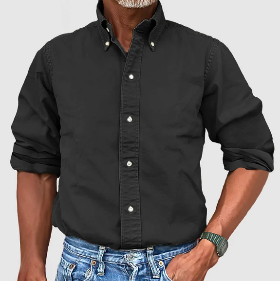 Chemise Homme Classique à Manches Longues Polyvalente 1