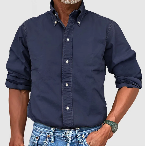 Chemise Homme Classique à Manches Longues Polyvalente 7