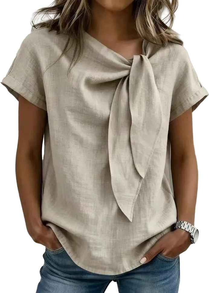 Chemise Homme Décontractée à Lacets Manches Courtes 0
