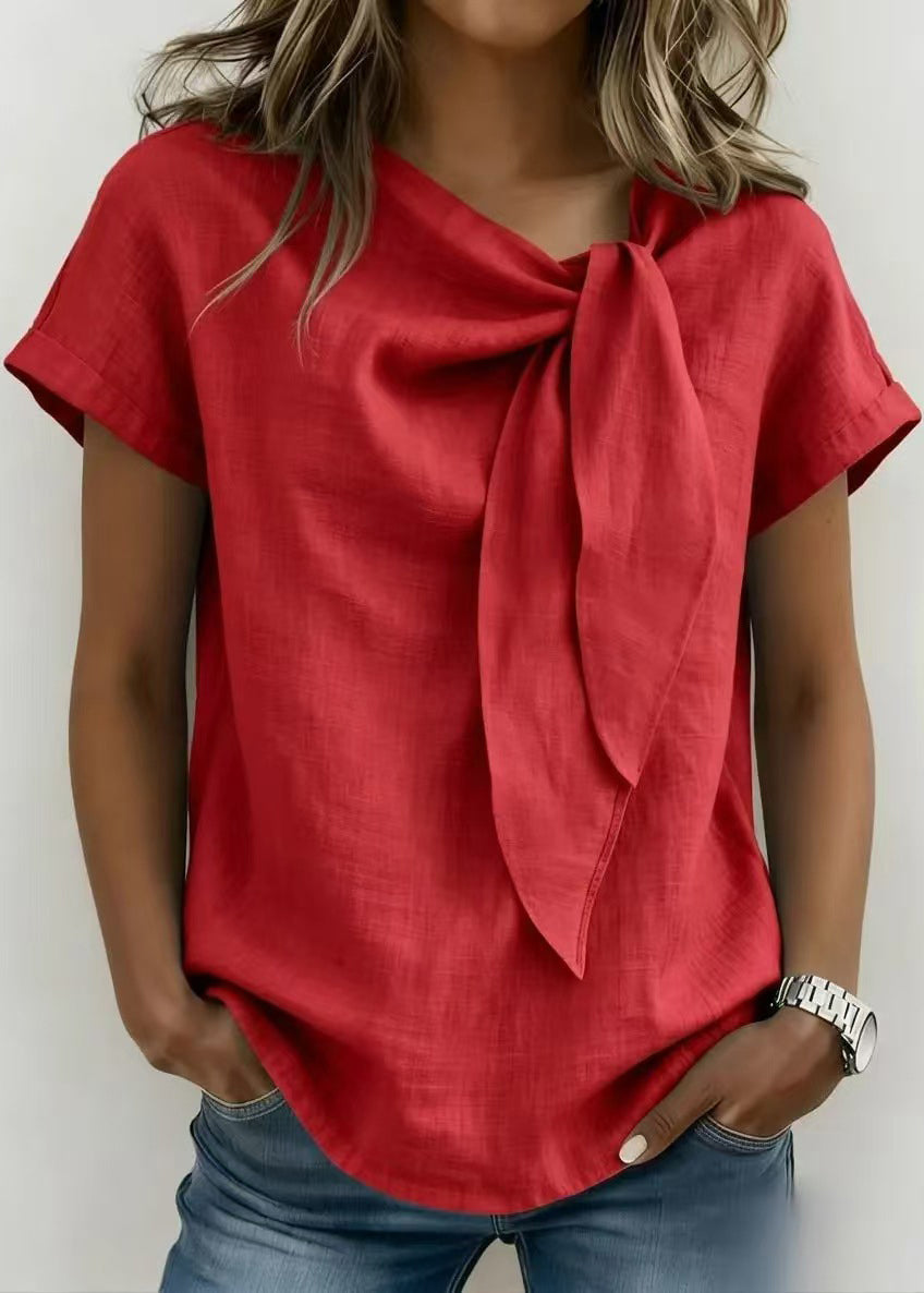 Chemise Homme Décontractée à Lacets Manches Courtes 2