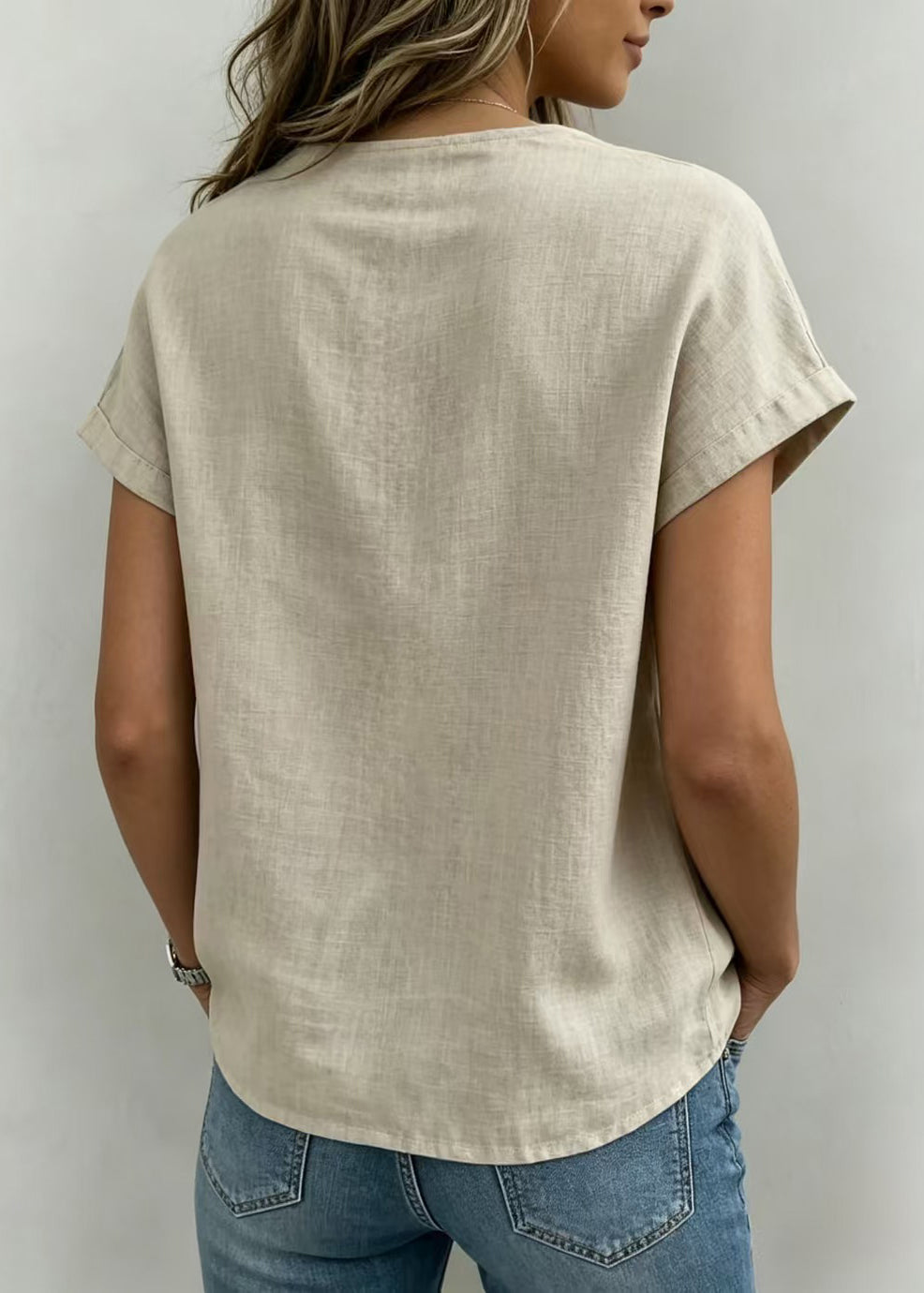 Chemise Homme Décontractée à Lacets Manches Courtes 4