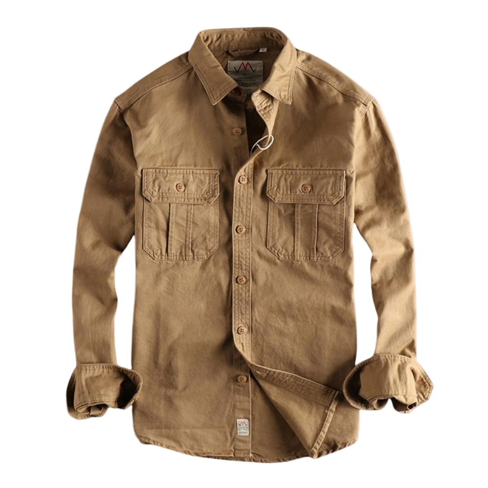 Chemise Homme Décontractée à Manches Longues Polyvalente 0