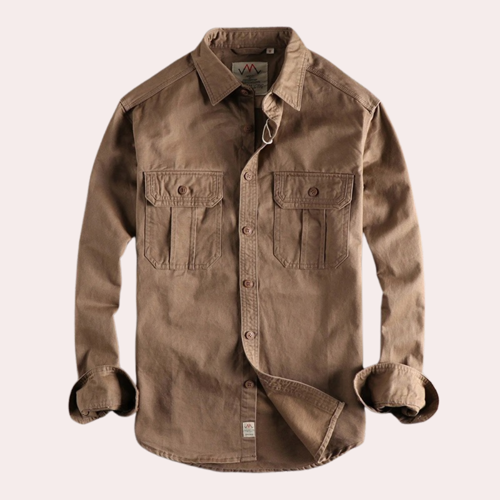Chemise Homme Décontractée à Manches Longues Polyvalente 1