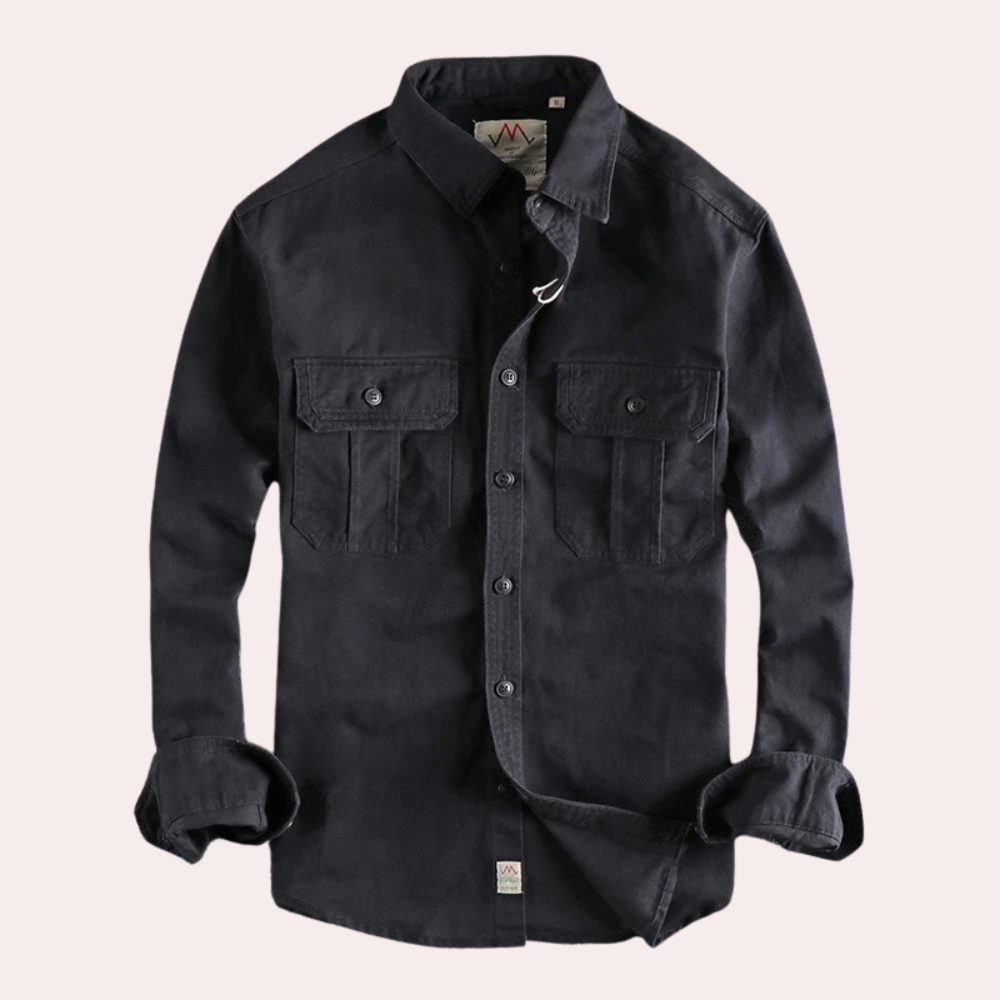 Chemise Homme Décontractée à Manches Longues Polyvalente 4