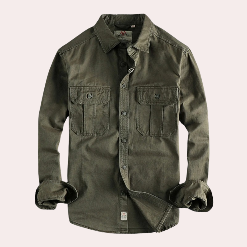Chemise Homme Décontractée à Manches Longues Polyvalente 5