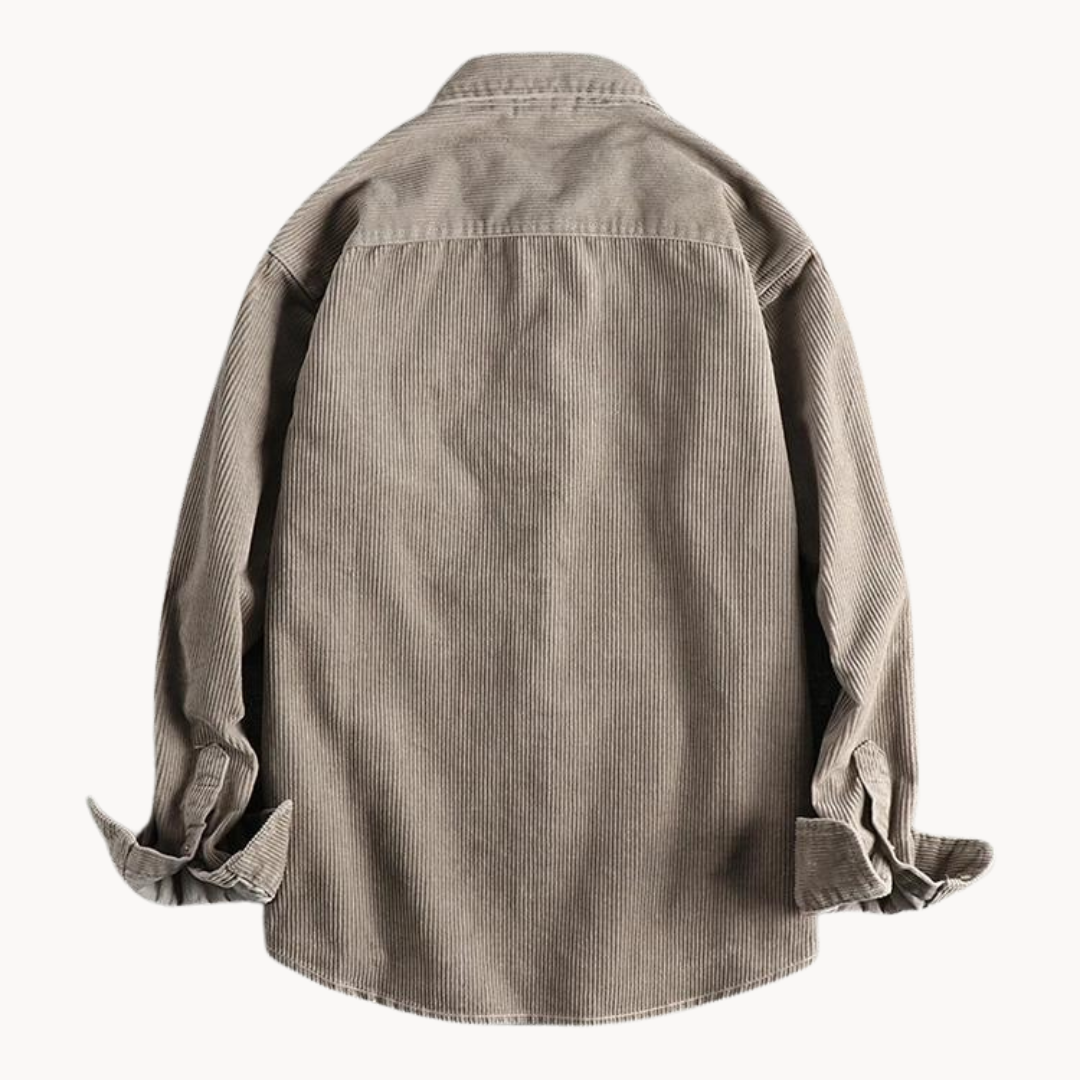 Chemise Homme Décontractée à Manches Longues Style Classique 1