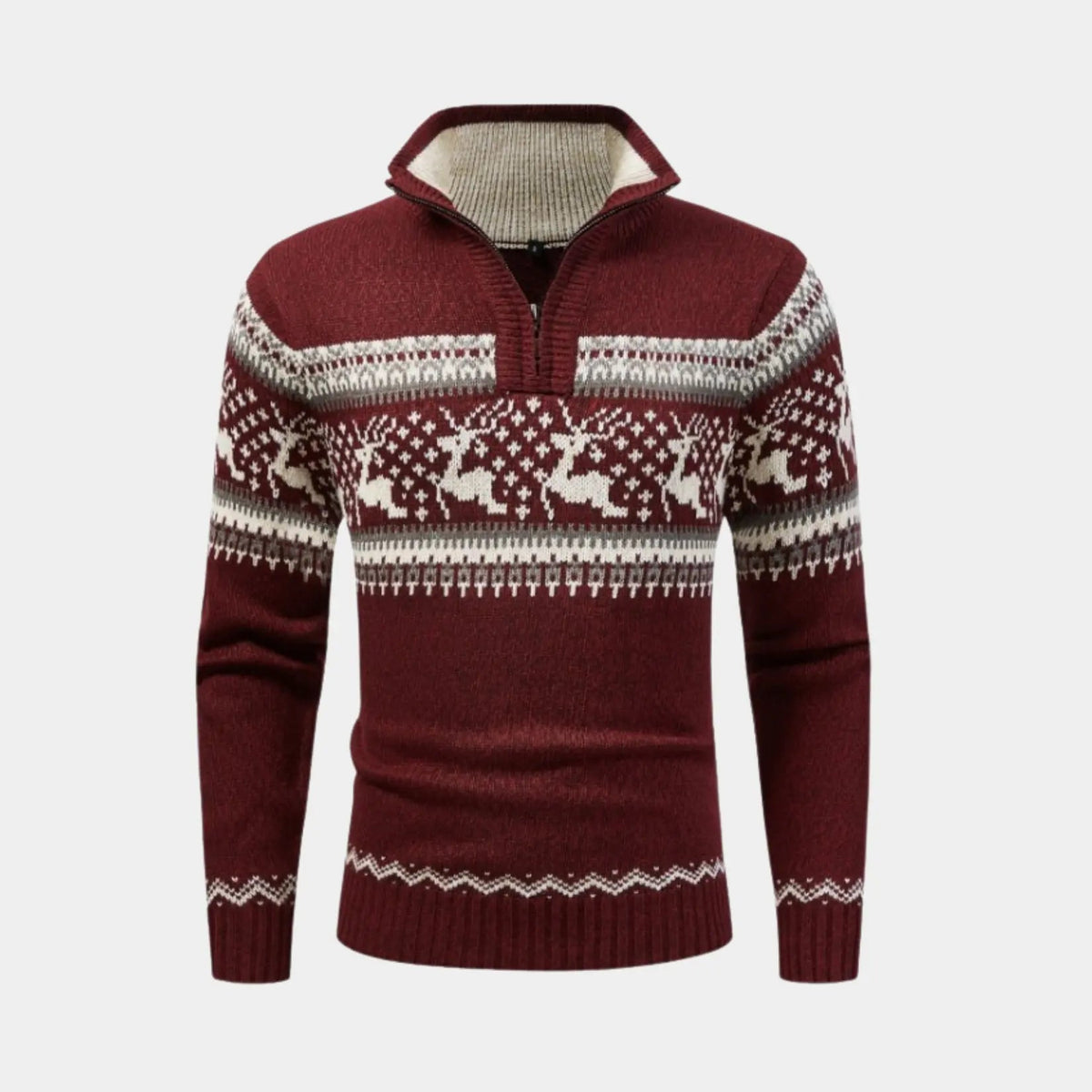 Chemise Homme Design Scandinave à Zip Moderne 3