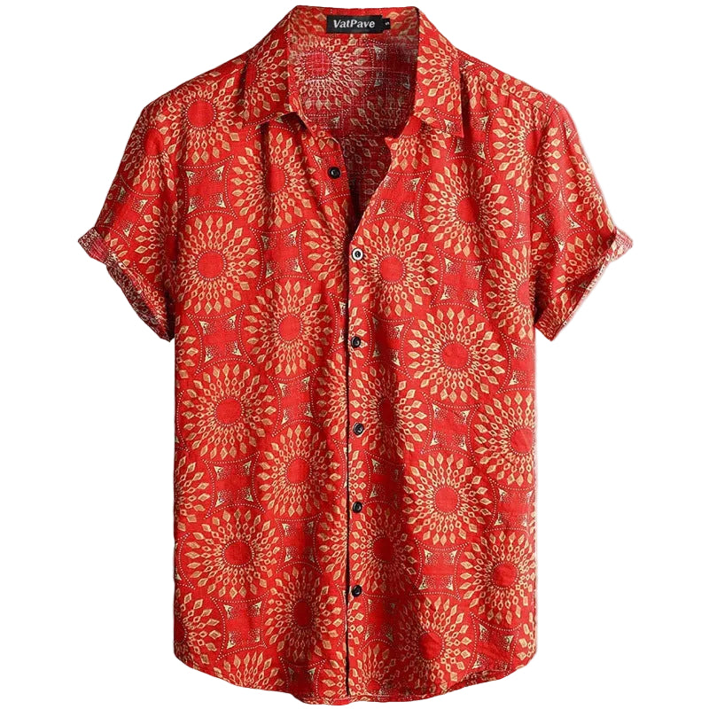 Chemise Homme Imprimée 3D Décontractée 0